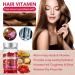 Hair Vitamin Oil Capsules Hair Vitamin Serum Capsule with Moroccan Macadamia & Avocado Oil Moisturizes Repairs Damaged and Smoothes Shiny Hair - Buy Online on GoSupps.com
