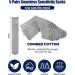 Shihanee 5 Pairs Seamless Sensitivity Socks - Over The Calf Sensory Friendly Medical Boot Sock for Adults | Comfortable Orthopedic Boot Liner - Buy Online on GoSupps.com