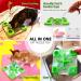 AQluming Cat Puzzle Feeder Treat Toy - Slow Food Dispenser in Green - Buy Online on GoSupps.com