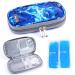 LengKe Insulin Cooler Travel Case Portable Medical Cooler Bag for Diabetes - Insulin Travel Case for Insulin Pen & Medication Diabetic Supplies with Ice Pack Quicksand Blue