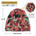 Silk Satin Adjustable Red Cap for Curly Hair - Sleep in Style and Protect Your Curls - Buy Online on GoSupps.com