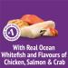 Friskies Party Mix Cat Treats Kahuna Crunch with Real Ocean Whitefish - 454 g Cannister (1 Pack) 454 g (Pack of 1) - Buy Online on GoSupps.com