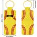 Patelai Softball Lipstick Holder Keychain - Set of 20 | Clip-on Sleeve Pouch - Buy Online on GoSupps.com