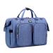 Pomelo Best diaper bag with waterproof diaper pad and 2 strollers hook adjustable shoulder strap multifunctional shoulder bag travel bag for on the go blue violet