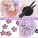 Lurrose Flower Hair Clip with Tassel: Purple Pearl Barrette for Hanfu Cosplay - Buy Online on GoSupps.com