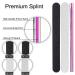 12PCS Professional Nail Files Set - Emery Boards for Acrylic & Natural Nails, 100180 & 180240 Grit - Manicure Pedicure Tools - Buy Online on GoSupps.com