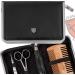 Three Swords Gladio Beard Care Set - Daily Grooming Essentials Beard Shears Nose Hair Scissors & Art Leather Case - Premium Quality (5526) - Buy Online on GoSupps.com