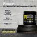 Ascent Clean Creatine Monohydrate Powder | 5G Creapure Creatine Supplement | Unflavored | 45 Servings - International Shipping - Buy Online on GoSupps.com