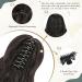 Sofeiyan Clip-in Ponytail Extension - Curly Heat-Resistant Hairpiece for Women - Brown to Ash Brown - Buy Online on GoSupps.com