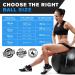 DYNAPRO 55cm Silver Exercise Ball - Extra Thick Anti-Burst Material for Home Gym, Yoga, and Pregnancy - Supports over 2200lbs - Buy Online on GoSupps.com