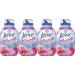 Lenor Outdoorable Fabric Conditioner Ultra Concentrated Freshness 33Washes Pink Blossom Scent 4Pk 4 x 462ml