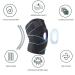 Knee Brace (Blue) with Side Stabilizers & Patella Gel Pads - Ultimate Knee Support for Pain Relief in Sports Workout Arthritis ACL & Joint Pain for Men & Women - Buy Online on GoSupps.com