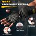 FREETOO 2021 Men's Workout Gloves - Full Palm Protection, Ultra Ventilated, Cushion Pads, Silicone Grip, Gym Gloves for Weight Lifting, Exercise & Fitness - Large Black - Buy Online on GoSupps.com