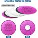 Half Facepiece with 2097 Filter MYGCCA Resin Respirator with Filters for Dust Organic Vapor Used in Painting Woodworking Epoxy Welding  - Buy Online on GoSupps.com