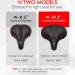 Crostice Wide Bike Seat for Peloton Bike & Bike Plus | Upgraded Comfort Cushion for Women & Men | Oversize Saddle Cover Pad | Red | W10.2 - Buy Online on GoSupps.com