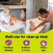 TIDY TOT Bamboo Washlappen for Children & Babies | 6 Eco-Friendly Washing Gloves & Pads | Replace Wet Wipes | Baby Bath & Meal Essentials - Buy Online on GoSupps.com