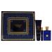 Versace Dylan Blue by Versace for Men - 3 Pc Gift Set 3.4oz EDT Spray 0.3oz EDT Spray 5.0oz Bath and Shower Gel Floral 1.23 Ounce (Pack of 3)