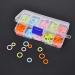 240-Piece Coloured Knitting Stitch Marker Set with Storage Box - Crochet Ring Assorted Sizes - Plastic Smooth O-Rings for Knitting Needles - Buy Online on GoSupps.com