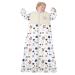 Chilsuessy Baby Sleeping Bag 2.5 Tog Winter Sleeping Sack Wearable Blanket for Kids Adjustable Length Removable Sleeves Toddler Sleeping Bag for Boys Girls 2.5 Tog/Spaceship 150cm/6-9 Years
