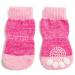 Pet Heroic Indoor Anti-slip socks for dogs and cats-8 sizes from S to 5xl for small-rianous animals-paw protection and traction thanks to silicone gel pink mode small