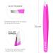 Professional Slanted Tweezer for Ingrown Hair - Stainless Steel Precision Tweezers for Men & Women - 1 Piece Pink - Buy Online on GoSupps.com