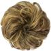 Synthetic Hair Bun Extensions - Blonde & Medium Brown | Messy Hair Scrunchies for Women - Buy Online on GoSupps.com