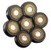 FOXSONIC 7 Blades Head Shaver Replacement Heads for Freedom Grooming Bald Shaver - Gold and Black - Buy Online on GoSupps.com