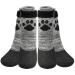 Cooltail non-slip dog socks-outdoor dog shoes Waterproof dog shoes Pfote protection with belt traction control for hardwood floors gray xx large