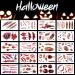 140 PCS Halloween Zombie Makeup Set - Fake Scars, Bloody Wounds, Temporary Tattoos for Women, Men, Kids - Perfect for Halloween Party Cosplay - Buy Online on GoSupps.com