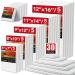 30 Pack Canvases for Painting with 4x4 5x7 8x10 9x12 11x14 12x16 Painting Canvas for Oil & Acrylic Paint 30 Packs - 6Sizes(5 of Each)