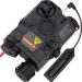 ACTIONUNION Airsoft PEQ-15 IR Laser + Visible Red Laser + White LED Flashlight Black