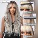 Testar Gray Wigs for Black Women - Long Ombre Brown Gray Curls with Bangs | Heat-Resistant Synthetic Wigs for Daily Wear - Buy Online on GoSupps.com