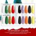 Saviland Dip Powder Nail Kit - 10 Christmas Colors Set | Glitter Gold Red Black White French Manicure | Base Top Coat Activator Brush | No Nail Lamp Needed | Nail Art Gift - Buy Online on GoSupps.com