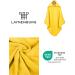 Laynenburg Premium Hooded Baby Towel | 100% Cotton Oeko-Tex | Yellow Lion Design | Perfect Bath Towel for Newborns & Children (80x80cm) - Buy Online on GoSupps.com