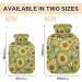 ZZXXB Sunflower Bee Warm Bottle 1L - Fleece Cover for Neck & Shoulder Pain Relief Hand & Foot Warmer PVC Heat Bag Hot & Cold Therapy - Buy Online on GoSupps.com
