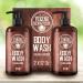 Viking Revolution Men's Sandalwood Body Wash - Natural Shower Gel with Vitamin E and Rosemary Oil - 12oz (2 Pack) - Buy Online on GoSupps.com