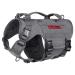 OneTigris Dog Harness X Destroyer Tactical Dog Harness 3 Handles Heavy Duty Dog Vest with Metal Buckles M Gray