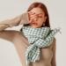 HANXIULIN Women's Warm Triangle Scarf - Black & Green Long Triangle Scarves with Buttons | One Size - Perfect for All Seasons - Buy Online on GoSupps.com