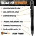 Atomic Bear Tactical Pen - Stealth Pen Pro - Self Defense Pens with Glass Breaker and Writing Tip | Lightweight Polymer Construction | Includes a Pen Defense Class - Buy Online on GoSupps.com