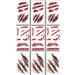 9pcs Horror Realistic Fake Bloody Wound Stitch Scar Scab Waterproof Temporary Tattoo Sticker Halloween Masquerade Prank Makeup Props