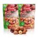 Galil Organic Roasted Chestnuts Pack of 2 - Shelled & Ready to Eat - Gluten Free Vegan Organic Non-GMO Kosher Snacks - Great for Baking Cooking & Turkey Stuffing 3.5oz Bags