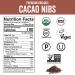 Certified Keto Vegan Organic Cacao Nibs 1lb - Gluten-Free Baking Superfood | Criollo Beans - Non-GMO | Ideal for Smoothies & Healthy Snacks - Buy Online on GoSupps.com