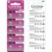 Buy Cotchear 10pcs LR43 Button Cell Batteries 1.5V AG12 for Watches & Toys - Free International Shipping - Buy Online on GoSupps.com