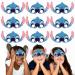 Stitch Birthday Decorations - 12 Pack Stitch Paper Masks for Stitch Party Decorations Stitch Birthday Decorations Lilo and Stitch Party Supplies