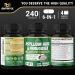 BMVINVOL 6in1 Psyllium Husk Fenugreek Apple Cider Vinegar Turmeric Ginger Black Pepper - Soluble Fiber for Supports Digestive Health & Regularity- 240 Capsules 4-Month Supply  - Buy Online on GoSupps.com