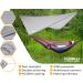 Foxelli Rain Tarp Hammock Rain Fly 12ft - Lightweight Waterproof Camping Tarp - Buy Online on GoSupps.com