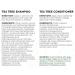 Tea Tree Oil Shampoo & Conditioner Set | Anti-Dandruff, Sulfate & Paraben Free, Itchy Scalp Treatment for Men & Women - 2 x 16.9 Fl Oz - Buy Online on GoSupps.com
