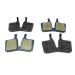 Bike Brake Pads Resin or sintered for Magura MT5 MT7 91-9566 9.P, 4 Piston. The Bicycle Replacement Part for OEM Brakes for high Braking Power. 2-MT5-7