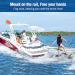 Affordura Orange Boat Flag Holder 30 inch - Water Ski Flag for Round and Square Rails - Rotating Mount Skier Down Flag with Storage Bag - Velcro Included - Buy Online on GoSupps.com