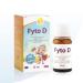 Fyto D 800 IU Vitamin D3 for Children - Growth & Vitality, Bone & Teeth Support, Enhanced Immunity & Defense, 10ml Dropper, Neutral Taste, Plant Derived, Natural No Additives